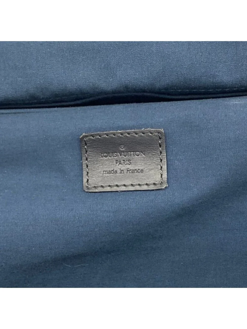 Louis Vuitton Briefcase Monogram Mini Denise Blue 2-Way